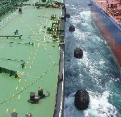Обвайзер Иокогама корабля Shunhang определяет размер док ISO 17357 черный морской